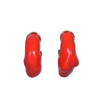 sunnei rubberized earrings