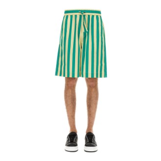 sunnei striped pattern bermuda shorts 