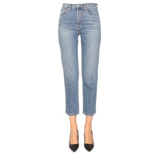 re/done cropped jeans