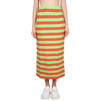 sunnei striped skirt