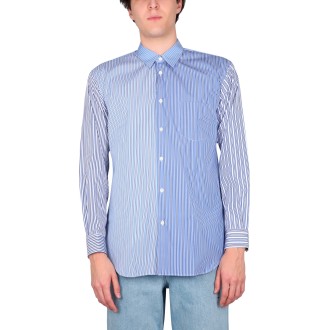 comme des garcons shirt shirt with striped pattern