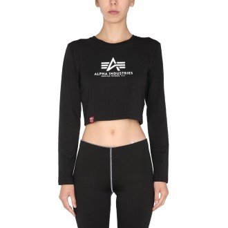 alpha industries cropped fit t-shirt