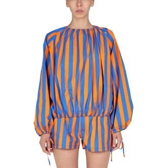 sunnei striped pattern shirt 