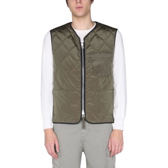 mackintosh quilted gilet jacket