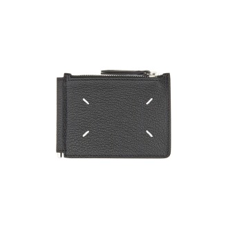 maison margiela wallet with contrasting stitching