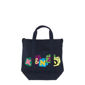 kenzo boke blocks tote bag