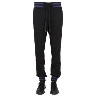 versace jeans couture jogging pants with elastic