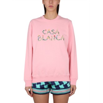 casablanca sweatshirt with logo