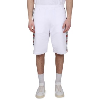 missoni cotton fleece bermuda shorts