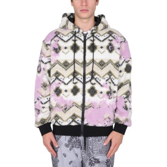 msgm fleece sherpa jacket