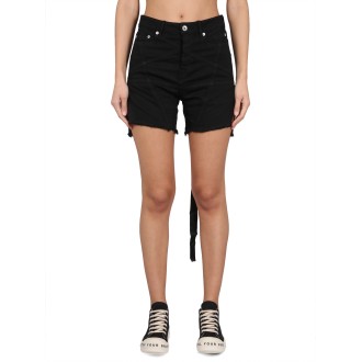 rick owens drkshdw denim bermuda shorts