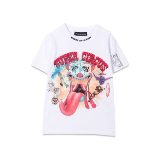 vision of super white kids t-shirt with tongue print