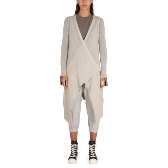 rick owens long wrap cardigan