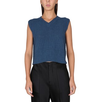 maison margiela basket stitch sweatshirt