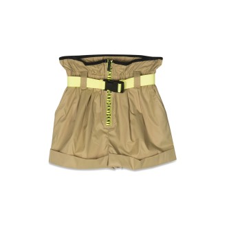 dkny belted shorts