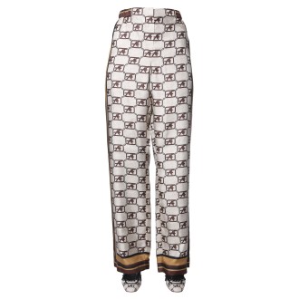 alberta ferretti story logo pants