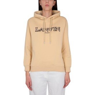 lanvin sweatshirt with logo embroidery