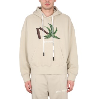 palm angels broken palm hoodie