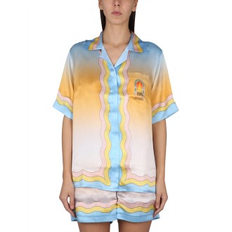 casablanca silk shirt