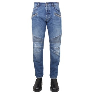 balmain jean in denim