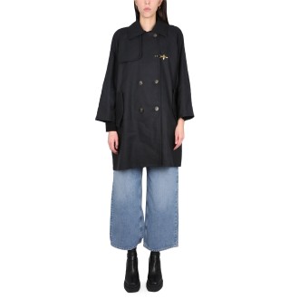 fay double-breasted trench coat