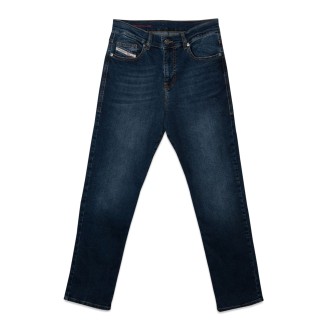 diesel kids washed stretch denim jeans