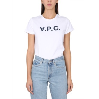 a.p.c. crew neck t-shirt