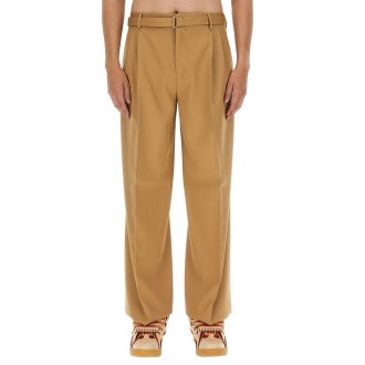 lanvin wide leg pants