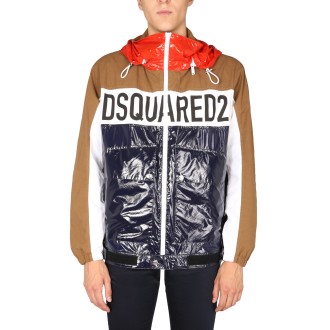 dsquared technical fabric bomber