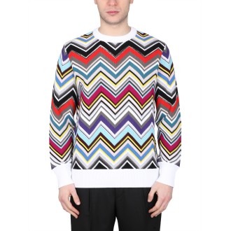 missoni wool crew neck sweater