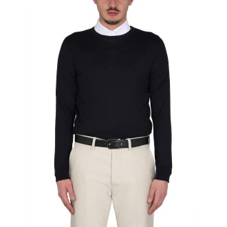 zegna cashmere and silk crewneck sweater