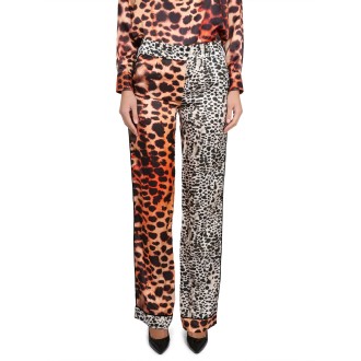 roberto cavalli moray eel print pants