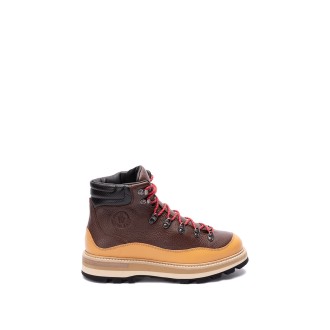 Moncler `Peka Trek` Leather Hiking Boots