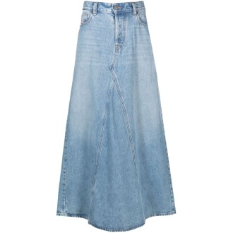 Diesel `De-Pago` Long Denim Skirt