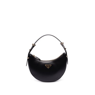 Prada `Prada Arqué` Leather Shoulder Bag