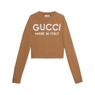 Gucci Knit Crew-Neck Sweater
