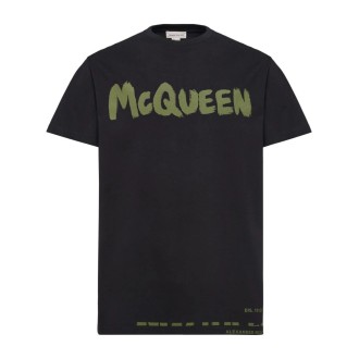 Alexander McQueen `Graffiti` Print T-Shirt