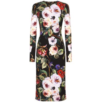 Dolce & Gabbana `Flower Power` Midi Dress