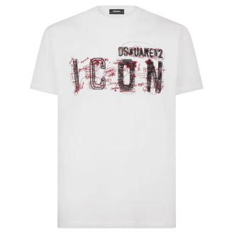 Dsquared2 `Icon Scribble Cool Fit` Crew-Neck T-Shirt