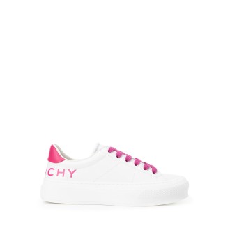 GIVENCHY Sneakers City Sport GIVENCHY In Pelle Bianco/Rosa Neon