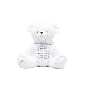 GIVENCHY KIDS Orsetto Peluche GIVENCHY 4G Bianco
