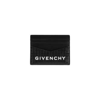 GIVENCHY Portacarte GIVENCHY In Pelle Micro 4G Nero