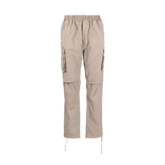 Pantalone di REPRESENT, da uomo, colore grigio. Modello cargo, realizzato in cotone. Caratterizzato da due tasche a filetto laterali, tasche cargo e vita elasticizzata. Vestibilità regolare. 