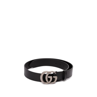 Gucci Belt With `Double G` Buckle