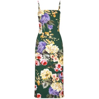 Dolce & Gabbana `Flower Power` Midi Dress