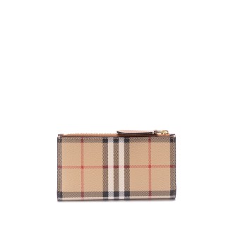 Burberry `Vintage Check E-Canvas` Bifold Wallet