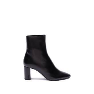 Saint Laurent `Lou` Leather Ankle Boots