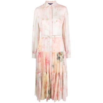 Ralph Lauren `Ellasandra` Long Sleeve Day Dress