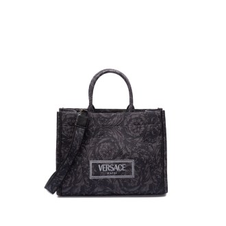 Versace Embroidered Large Tote Bag