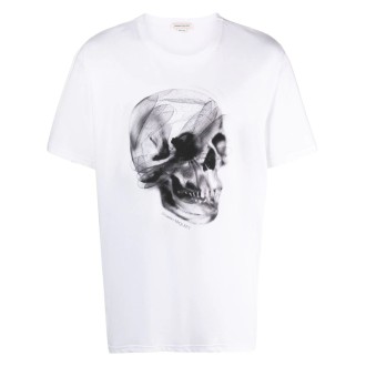 Alexander McQueen `Dragonfly Skull` Print T-Shirt